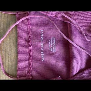 American Eagle Pink crop top